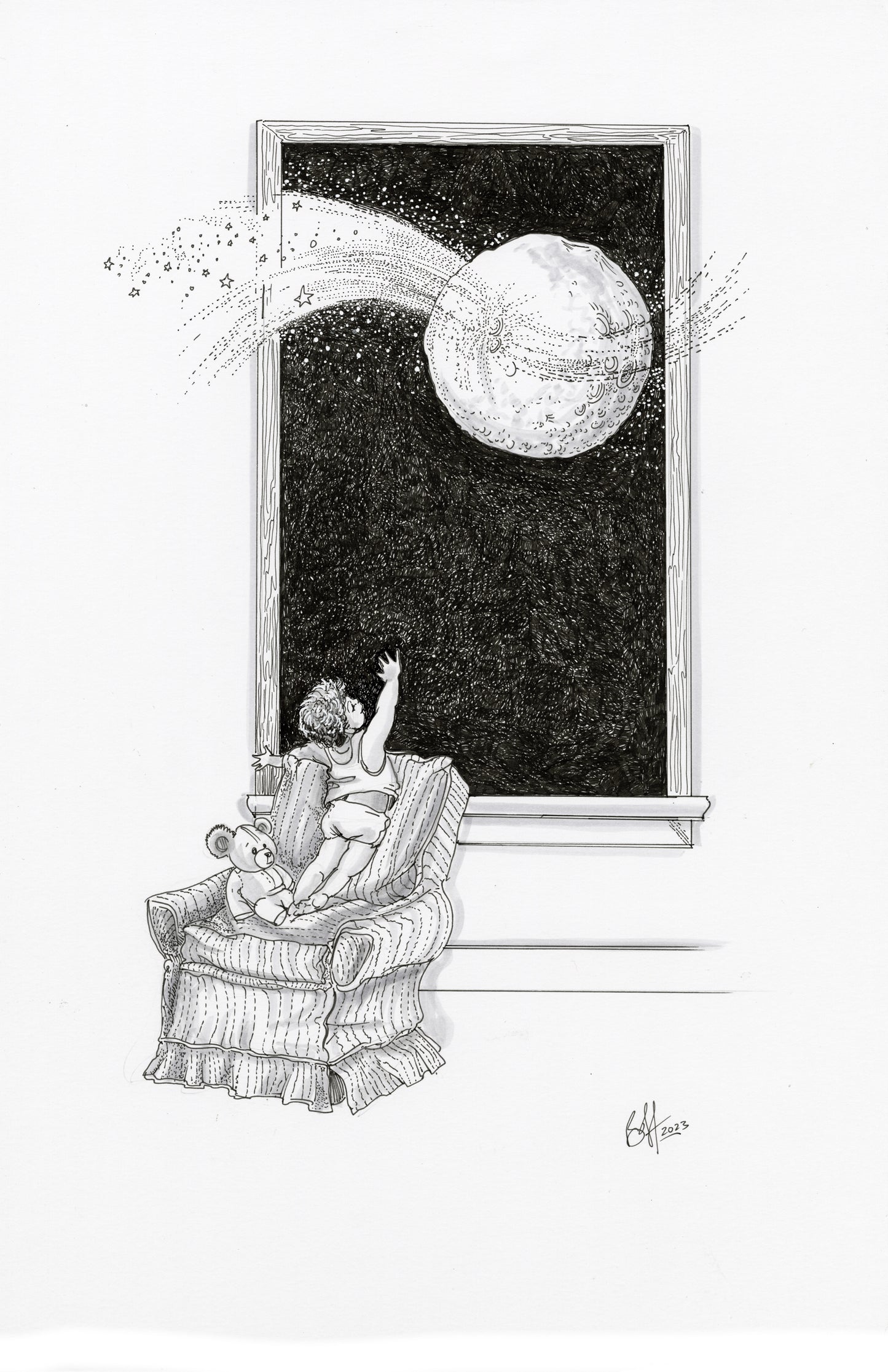 Awe of the Moon Man