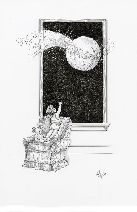 Awe of the Moon Man