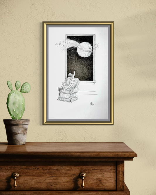 Awe of the Moon Man