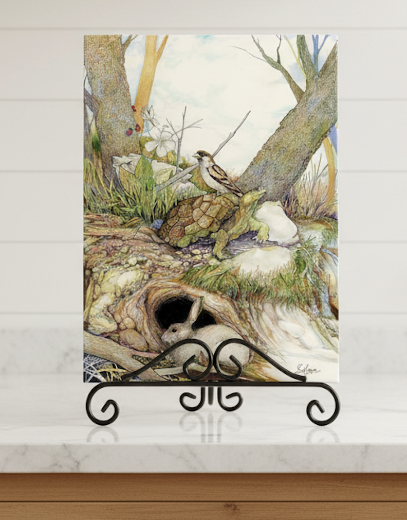 "The Woodland Turtle" Collectable Ceramic