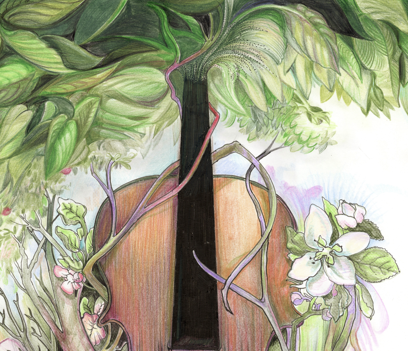 Once there was an Apple Tree Ceramic
